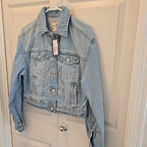 Light Blue Denim Jacket for Women
